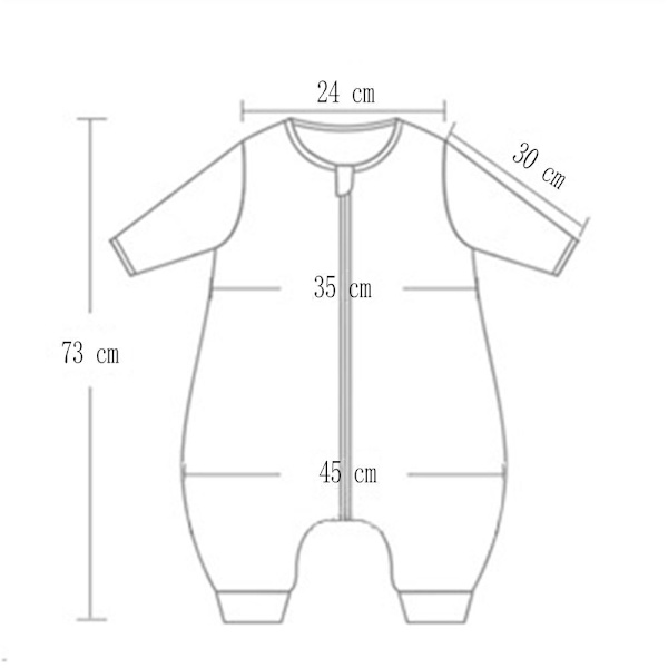 Michley Unisex Baby Sovepose Med Fødder, Sovedragt, Fire Sæsoner