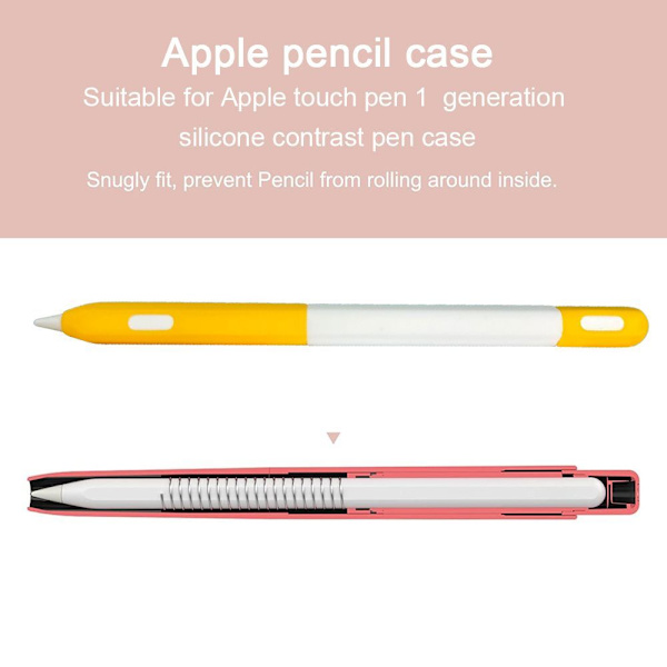 Beskyttende etui til Apple Pencil: Toppbeskyttelse for Apple Orange