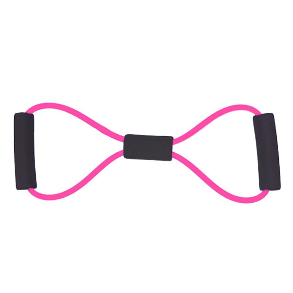 Modstandsbånd, Yoga Pilates Squat, Muskeltræning Gym Extender Pink