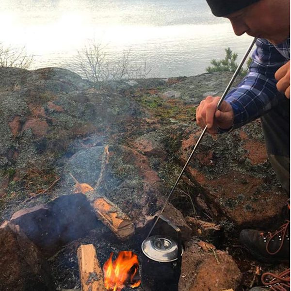 Rustfrit stålrør, 2 pakker otte sektioner lommebælge