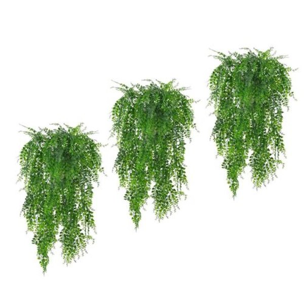 3 stk 82cm kunstige planter hengeplanter plastplanter for innendørs og utendørs bruk