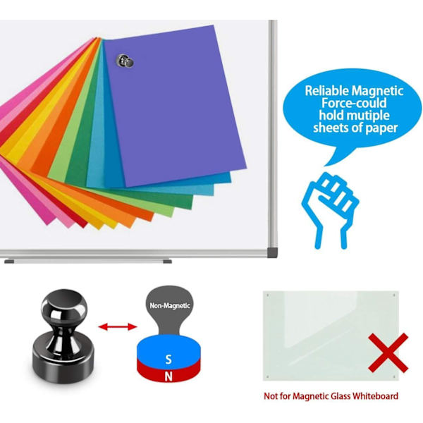 Magnet, magnetisk plade, neodymmagnet, 24 magneter, stærk sømplade,