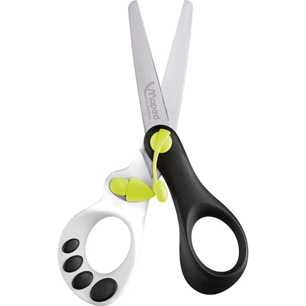 Oppimissakset lapsille, 18 cm, tylppä kärki, oikea- ja vasenkätisille
