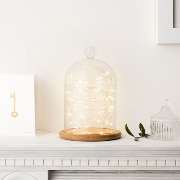 50 LED mikro ljusslinga varmvit batteridriven