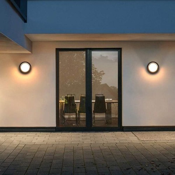 Moderni ulkoseinän LED-valaisin, 12 W, vedenpitävä IP65