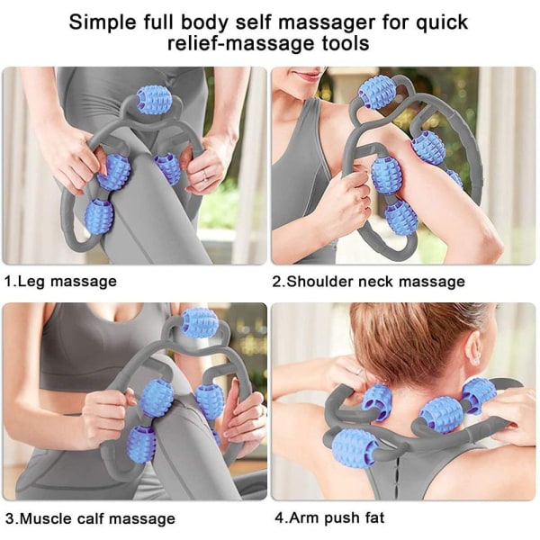 Clamp Leg Massager, Clamp Leg Massager Handheld 360 Grader All Blue