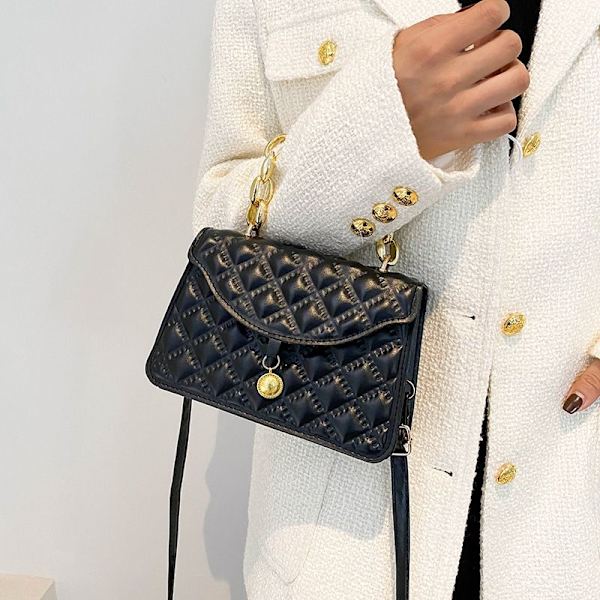 Lingge dame kjede skulder messenger bag