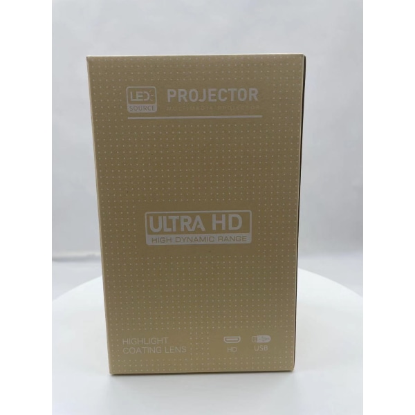Projektor 4k Android 11 Dual Wifi6 200 Bt5.0 1080p 1280*720p Hvid