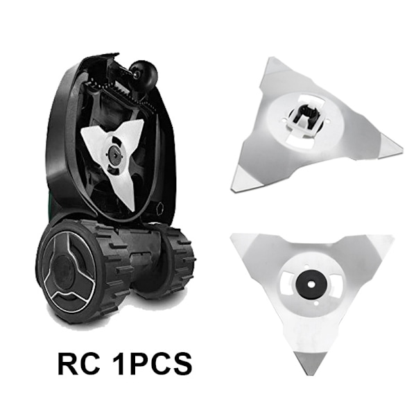 2-pack ersättningsblad i rostfritt stål för robotgräsklippare Robomow modeller RS ​​TS MS RC TC MC