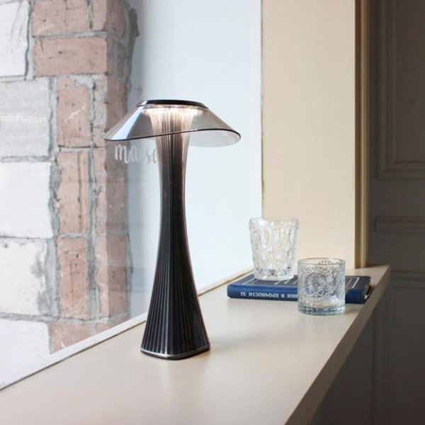 Uppladdningsbar designerbordslampa, touch-känslig LED-bordslampa - dimbar