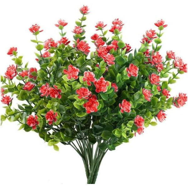 4 stk. kunstige planter, kunstige planter