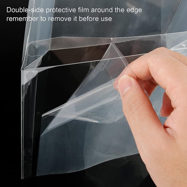 2 kpl 10 tuuman läpinäkyvä kakkulaatikko, muoviset lahjarasiat kannellisilla kaksikerroksisilla kakkulaatikoilla kakkurasia nauhapohjaisella leipomopakkauslaatikolla