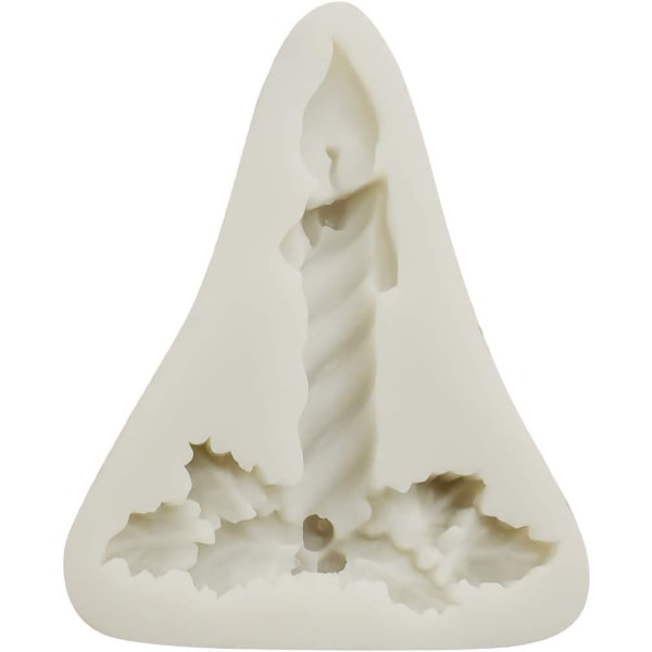 3D kynttilän mold joulukynttilät kakkukuppipidike leivontakoristetyökalut (50-1891 ruusu) ((vain mold mukana)