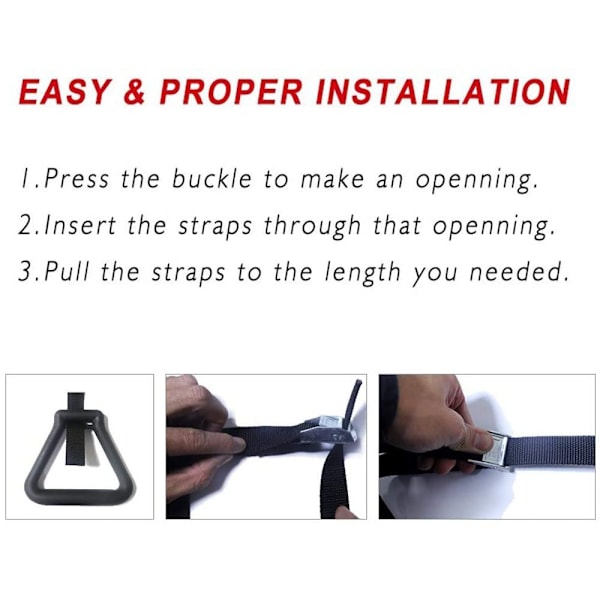 2 stk Gym ringer Gymnastikk ringer, trekantet pull-up ring med justerbar blå