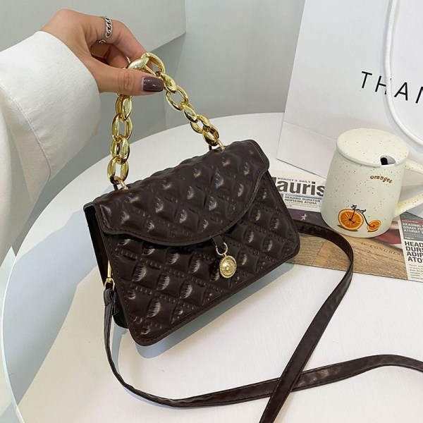 Lingge dame kjede skulder messenger bag