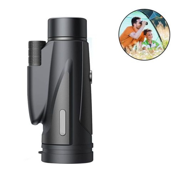 Monocular Telescope, Monocular Bak4 Prism Waterproof Monocular Scope with Smartphone