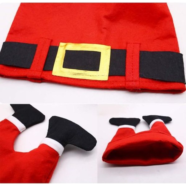 Nyhet julelue, julenissebukser hatter, rød