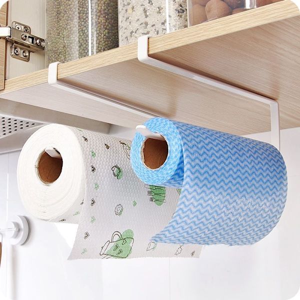 Pakke med 2 håndklædeholdere, dispensere, toiletrulleholdere, køkkenrulleholdere
