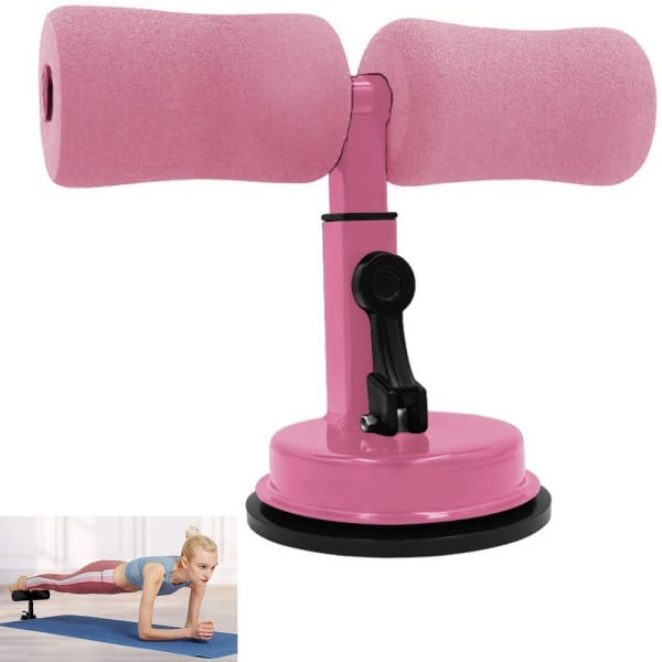 Bærbar Sit Up Bar, Multifunksjonell Justerbar Sit Up Bar, Sit Up Rosa