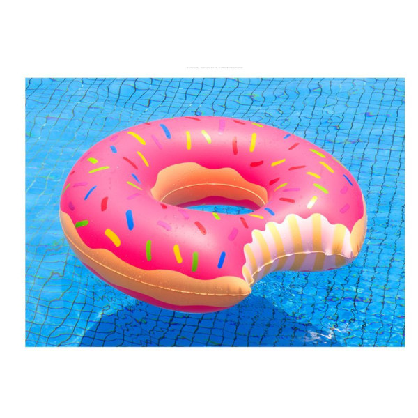 Donut boj, simring sommar boj vattenleksak boj uppblåsbar boj