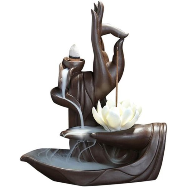 Røgelsespindeholder, røgelsesbrænder Buddha røgelsesbrænder