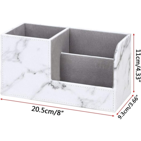 Pencil holder pen holder marble desk accessories PU