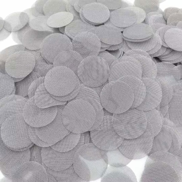 150 x rustfrie stålfiltre til metalrygepibe - fint net