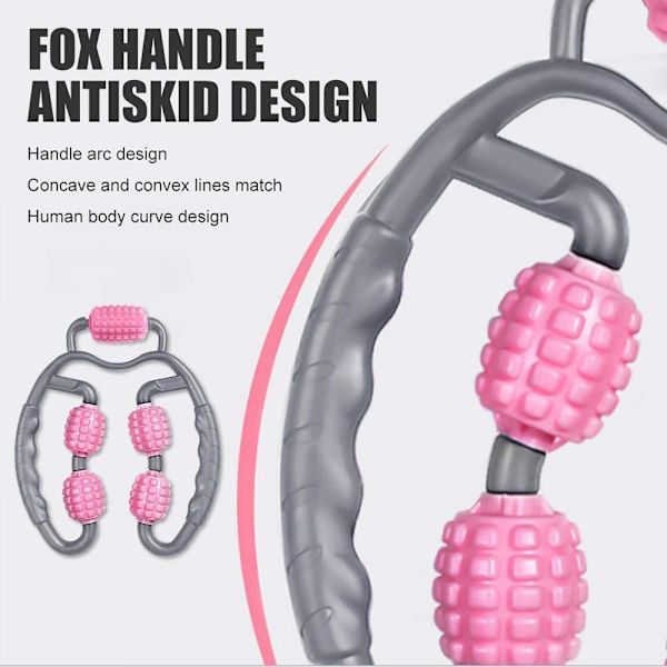Klemme Ben Massager, Klemme Ben Massager Håndholdt 360 Grader Alle Pink