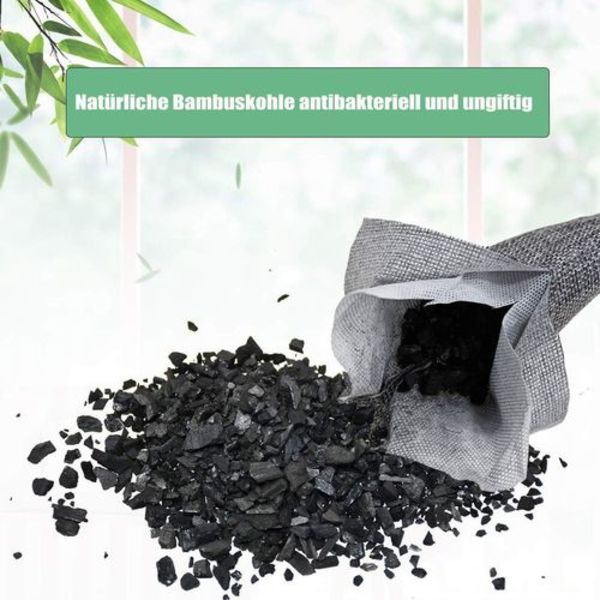 ENVEL Bambus Kul Luftfrisker Pose, Affugter Bil 500G Naturlig