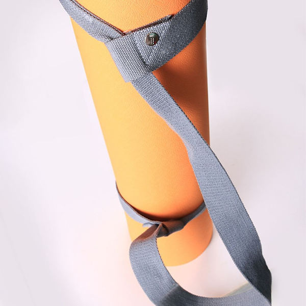 Joogamatolle kantohihna Mat Harness Strap Sling, Kestävä Säädettävä harmaa