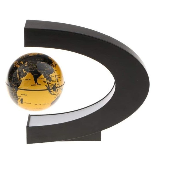 Backbayia LED Belyst Magnet Flytande Globe Geografi World Globe med