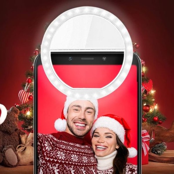 Selfie-valo, 28 LED-rengasvalo, selfie-valo matkapuhelimeen, selfie-rengasvalo 3
