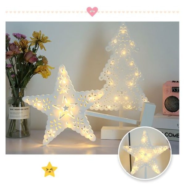 29 cm:n LED-tähtilamppu polttimolla