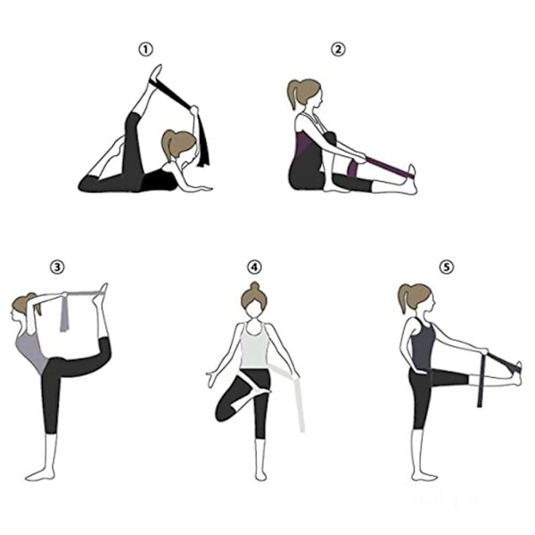 Yogamattbälte Bärrem Yogamattsele Slinge, Hållbar Justerbar tvåfärgad grön