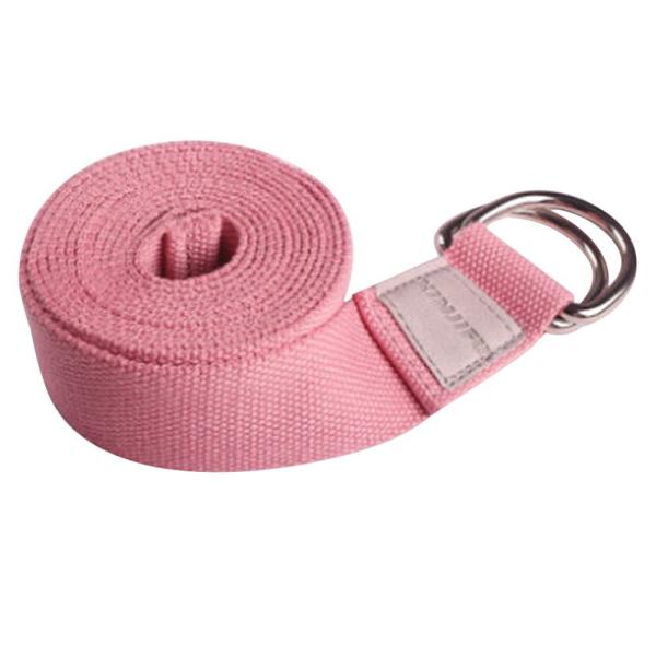 Jooga venytysnauha, Pilates fysioterapia venytyshihna vaaleanpunainen 250 * 3.8cm
