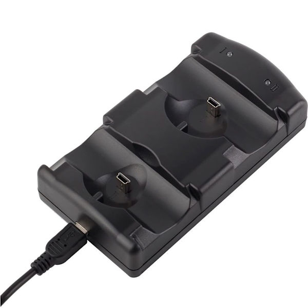Playstation 3 controller opladningsstation opladningsstation 2 i 1 med LED lysdisplay