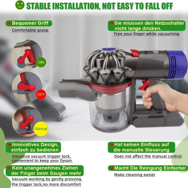 Multifunktionel slange til Dyson V15 V12 V11 V10 V8 V7 SV10 SV11 SV12 SV14