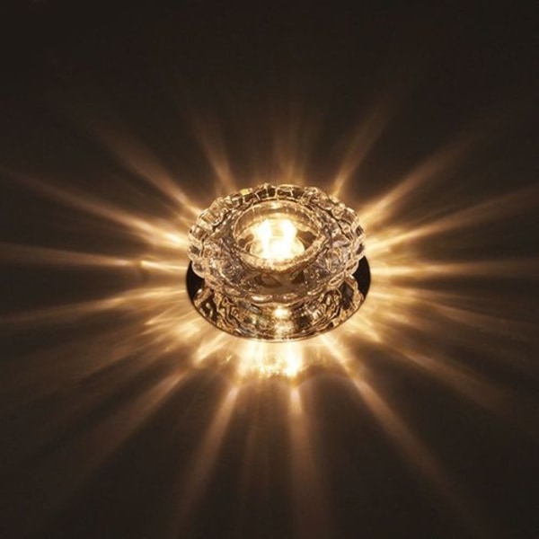 LED-taklampa kristallglas lampbelysningsstil 1