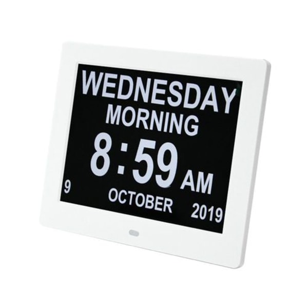 Senior Watch 8-tommers digital kalender og Senior Watch Photo-funksjon -