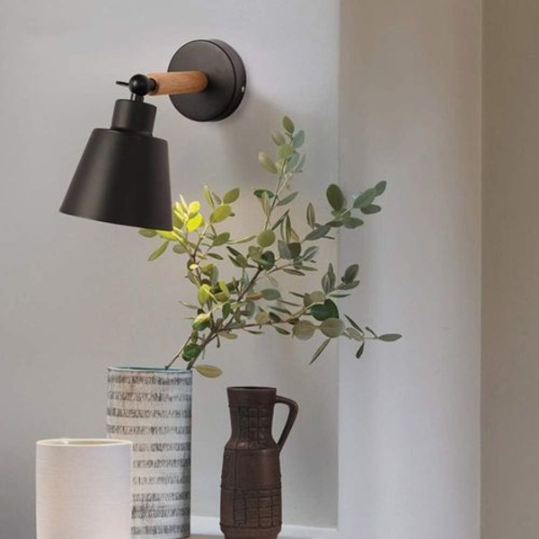 2 st vintage vägglampa, retro industriell stil vägglampa