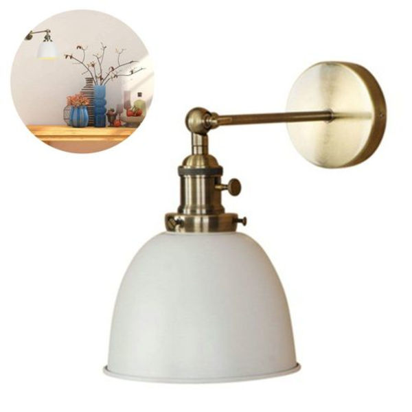 Moderne taklampe halvcirkel mini med hvit metallskjerm