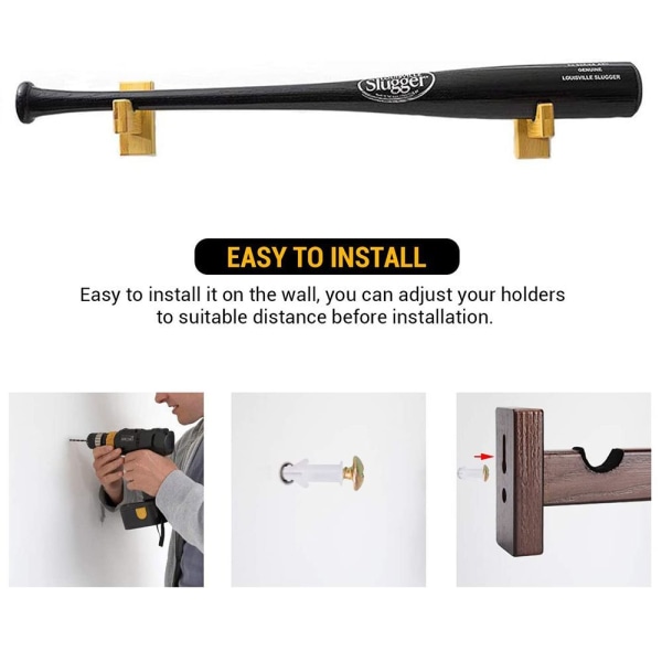 Basebollträ displayfodral, robust basebollträ stativ, khaki