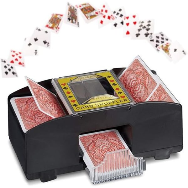 Elektrisk kortshuffler, shuffler, elektrisk kortshuffling-spill, automatisk Mi