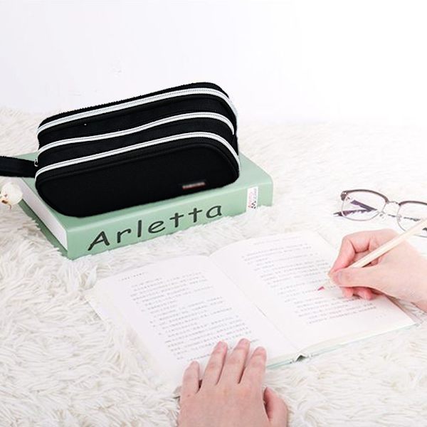 Pencil Case Pen Holder Pencil Bag Durable Large Capacity1