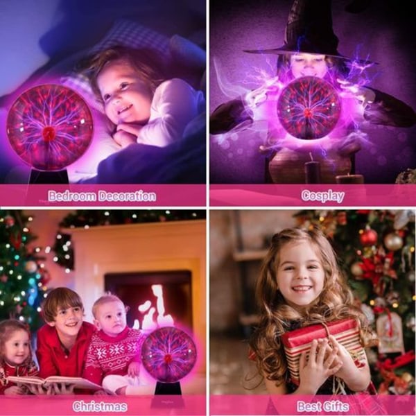 Plasma Ball Magiske Blink Plasma Ball Lampe Mini Lys Ball Lys for