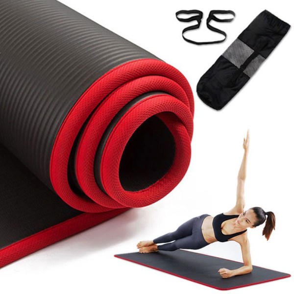 L Longanchang yogamatte, TPE yogamatte, gymnastikkmatte, sportsmatte, treningsmatte