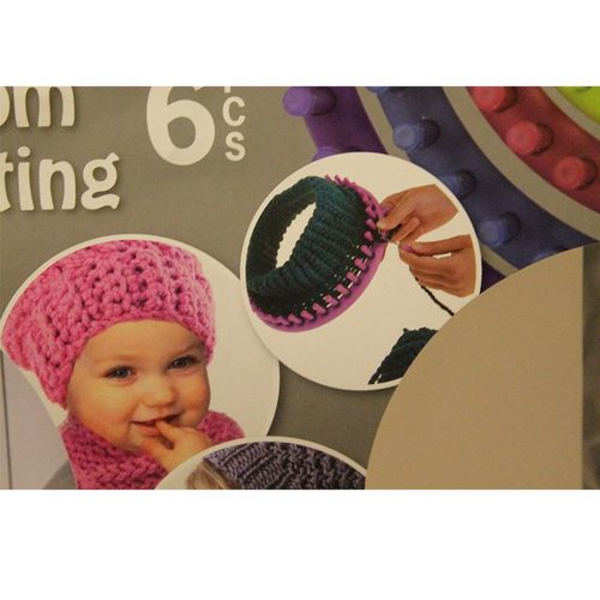 Stickningsring stickningsram rund för stickning 6 stycken diameter 13cm, 18cm,