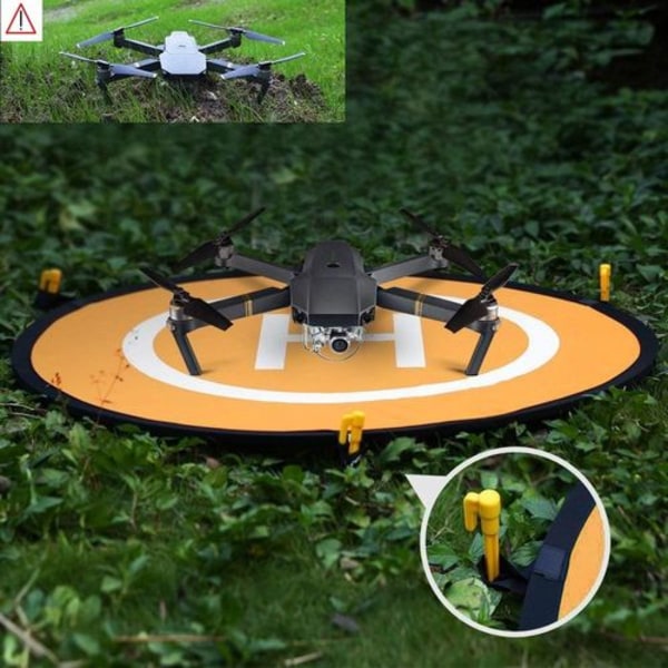 Drone Landing Pad, Universal Vanntett Bærbar Foldbar Landing Pads for RC Droner