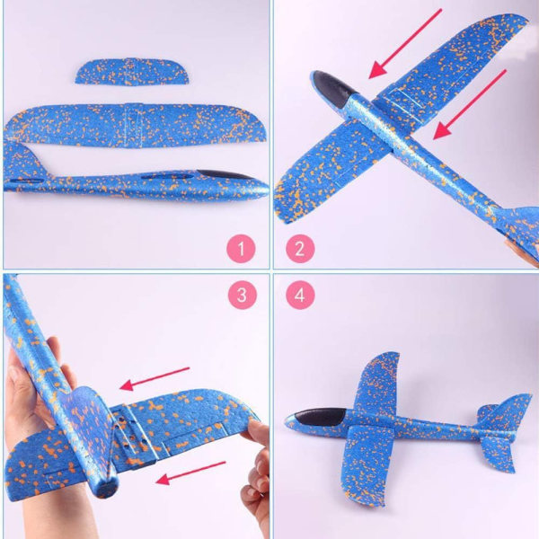 ZoneYan glider, barnas styrofoamfly, fly styrofoam, manuell