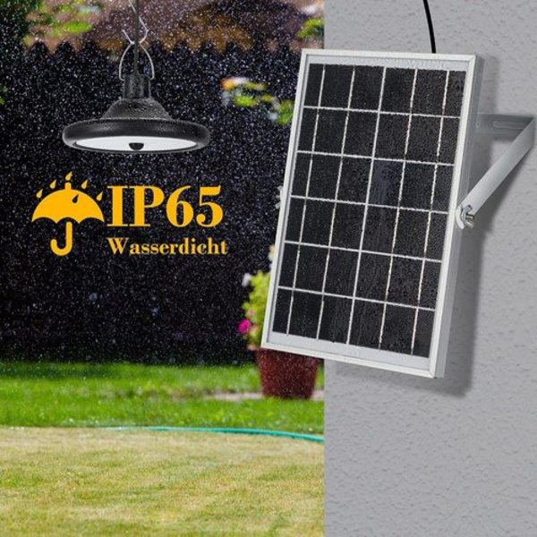 Solcellshängande lampor för utomhusbruk med rörelsedetektor, Jackyled 56 LED IP65
